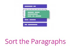 Sort the Paragraphs