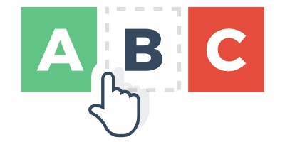 Marcar as Letras - Exemplo